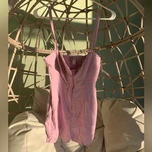 Urban Outfitters Women's lavender Purple Playsuit-romper - Short Sleeve Romper